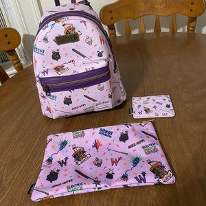 Loungefly Weasley Wizard Wheezes bag set